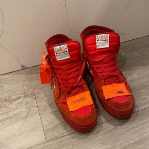 RED OFF-WHITE SHOES SIZE 42